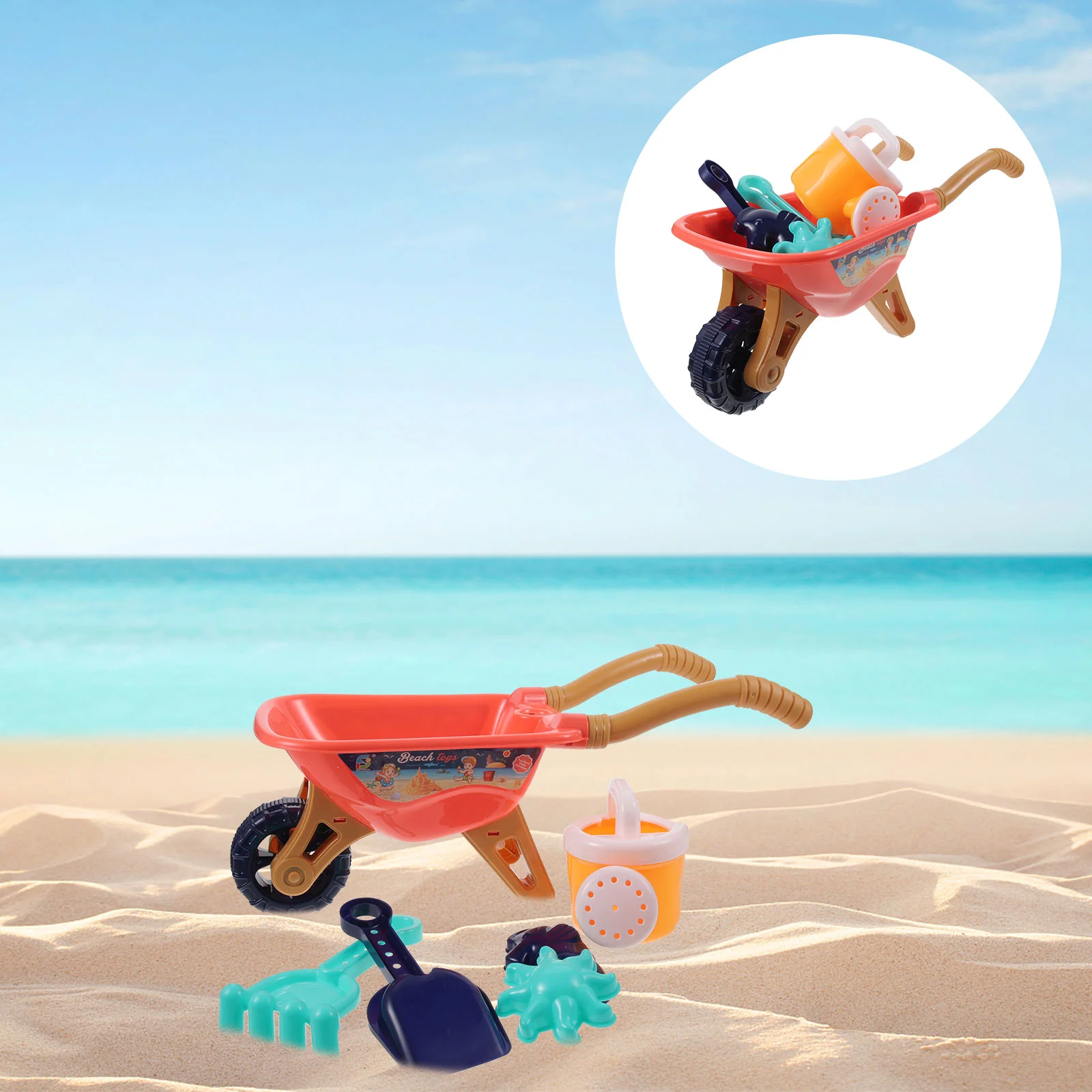 

Пляжная игрушка на коляску, песочные детские летние детские игрушки, играющий пластиковый игровой набор, развивающий морской малыш