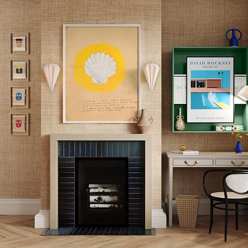 Британская Скандинавская версия роскошная керамическая настенная лампа для