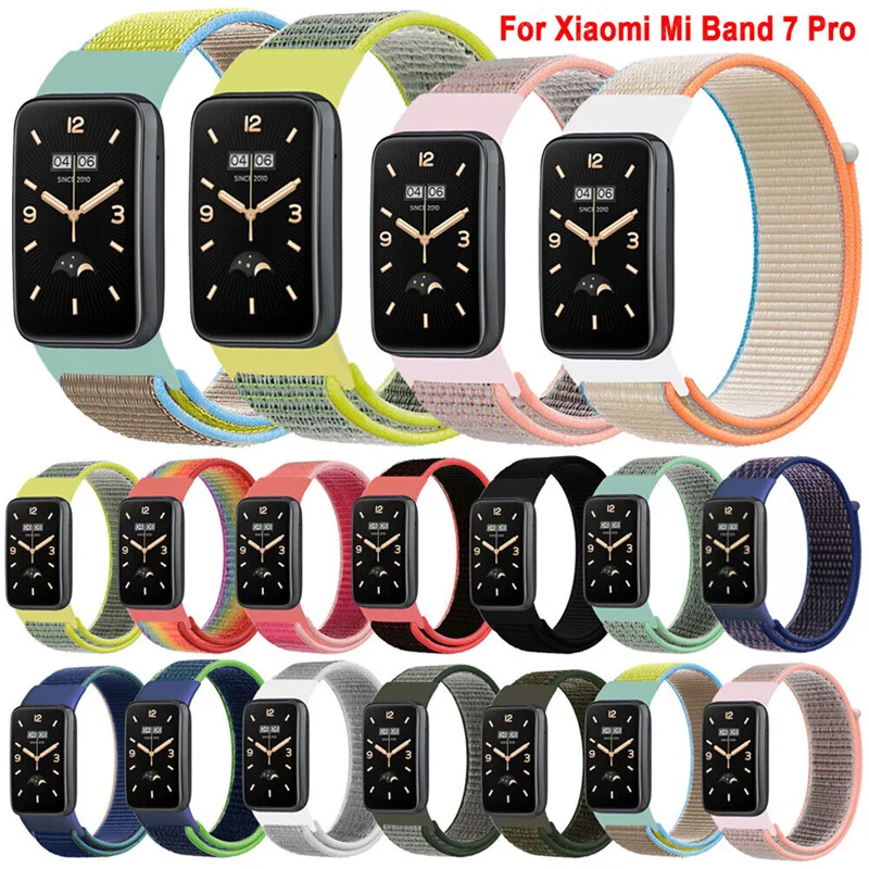 

Ремешок нейлоновый для Xiaomi Mi Band 7 Pro, сменный спортивный браслет для смарт-часов Xiaomi Band 7 Pro