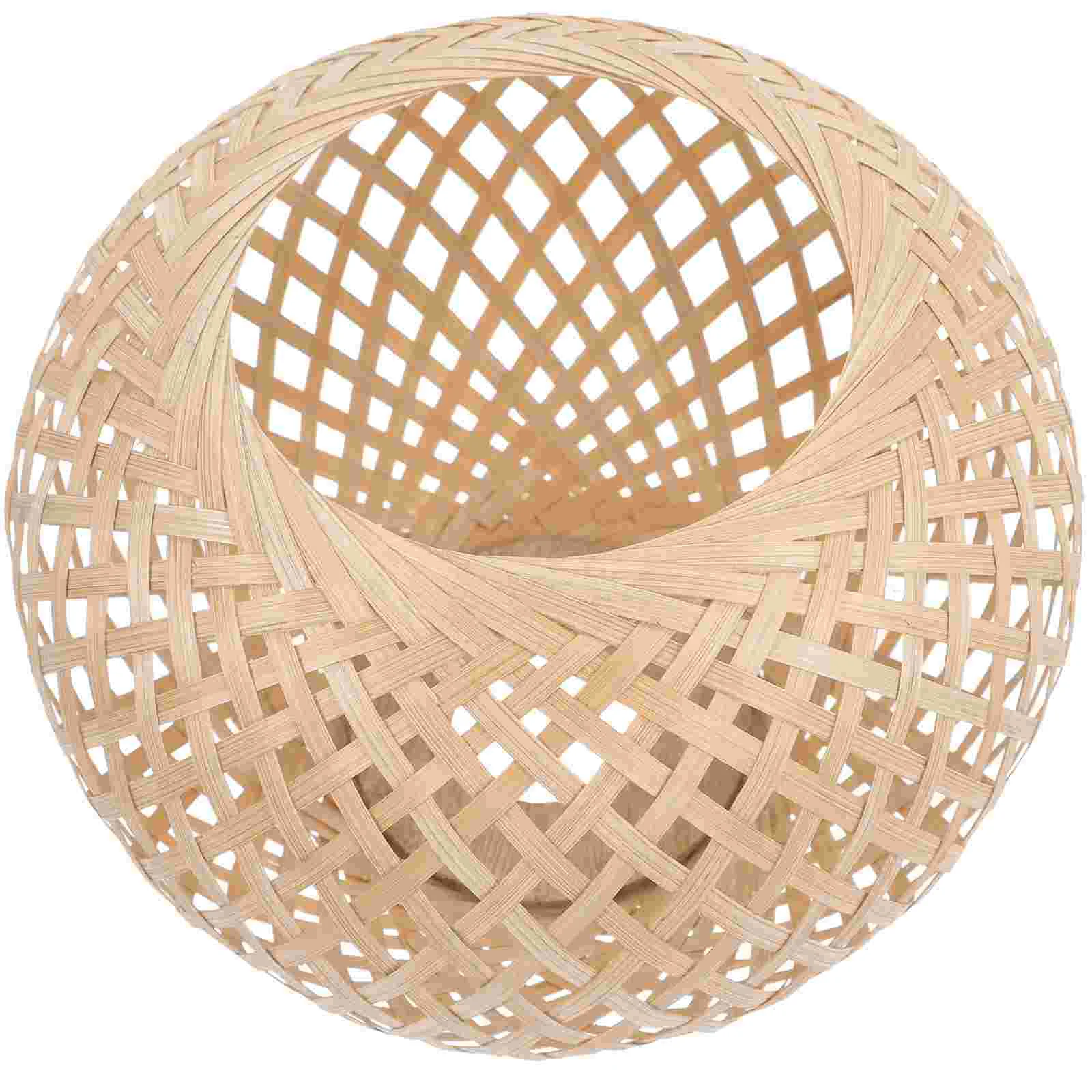 

Ceiling Lamp Shade Rattan Pendant Light Cover Wicker Chandelier Woven Decor Fixture Hanging