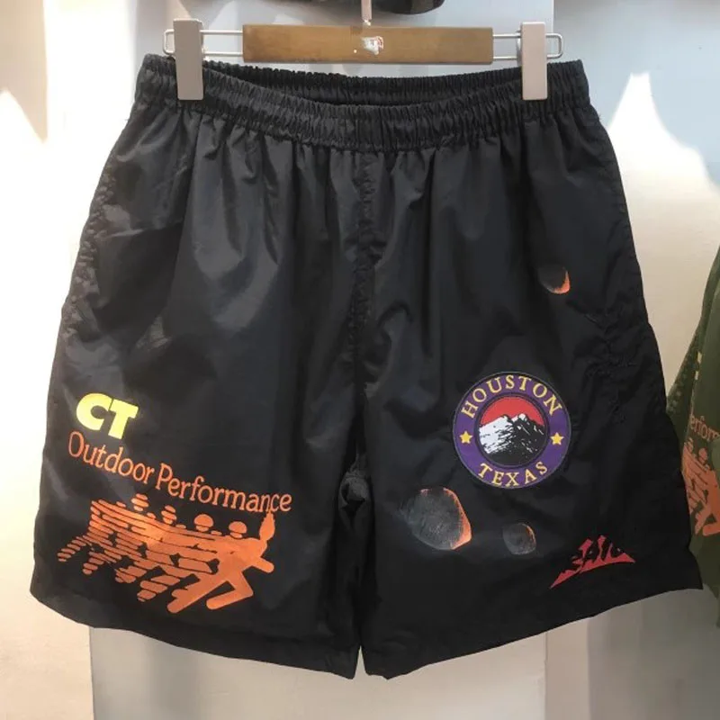 Модные трендовые повседневные шорты CACTUS JACK унисекс высококачественные сетчатые