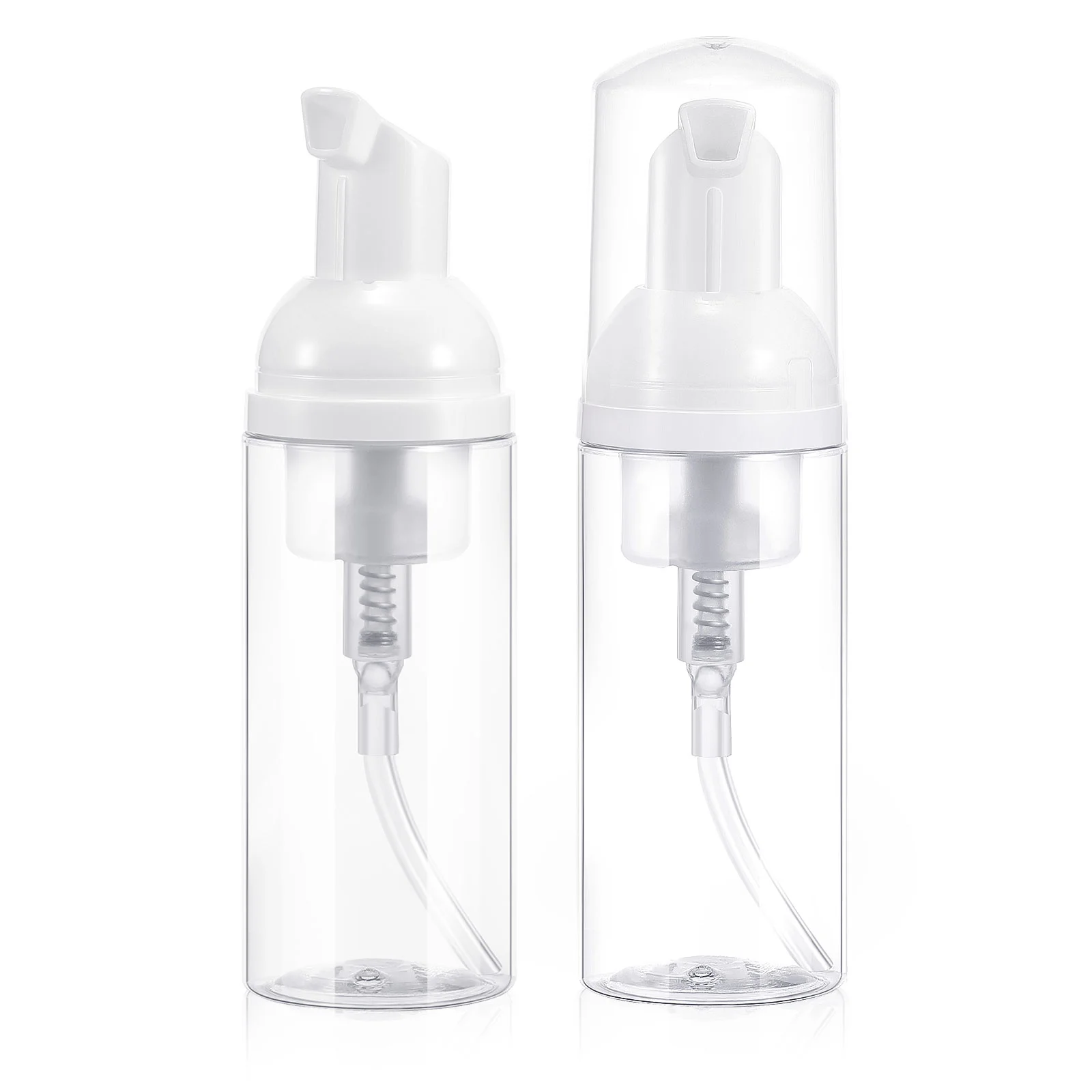 

2pcs Foaming Dispenser Clear 50ml Empty Container Foaming Bottle for Home