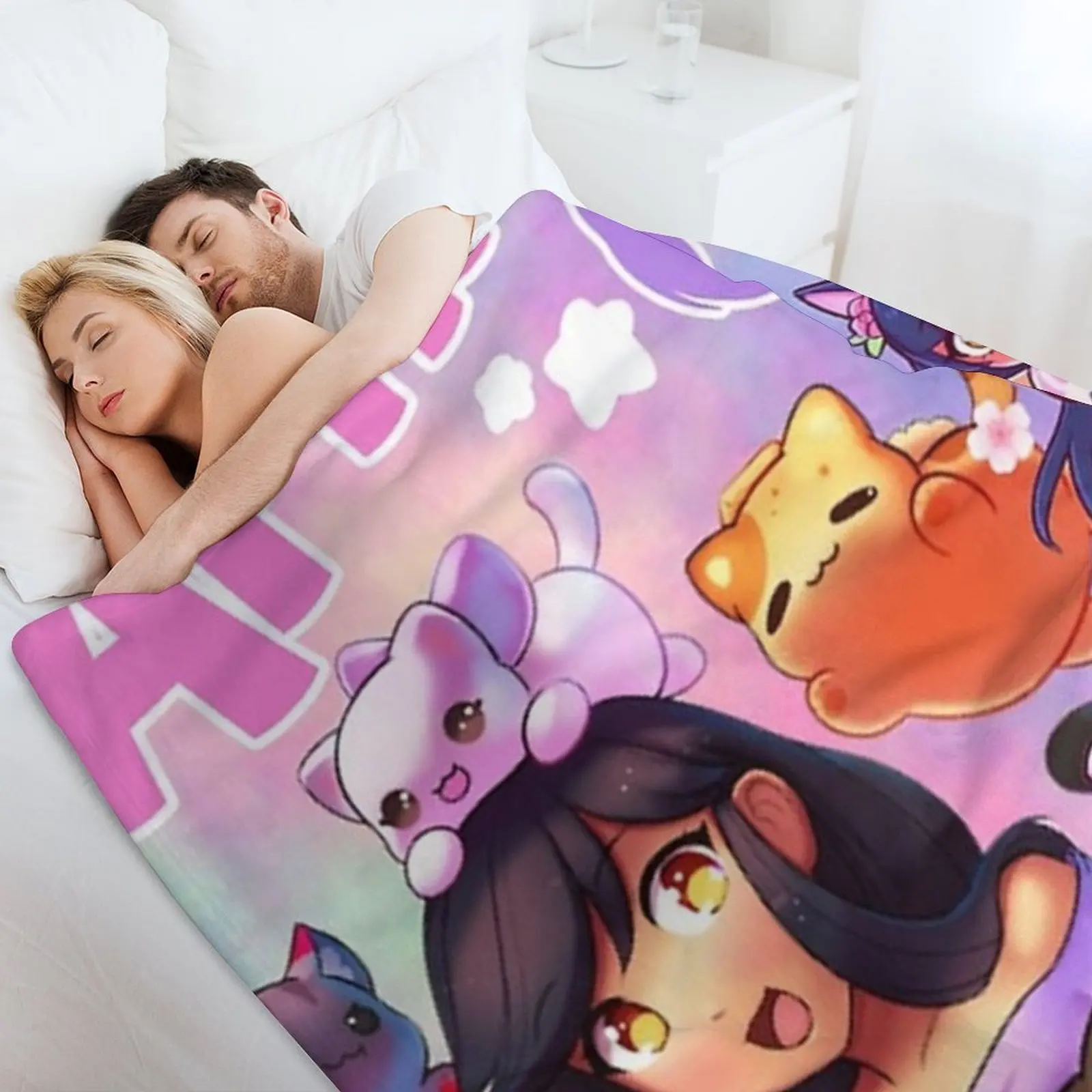 Художественный постер Aphmau классический одеяло лохматое фланелевое постельное