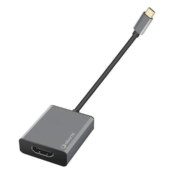 Адаптер USB C HDMI Серебристая Электроника LOGAN 4K|Адаптеры AC/DC| |
