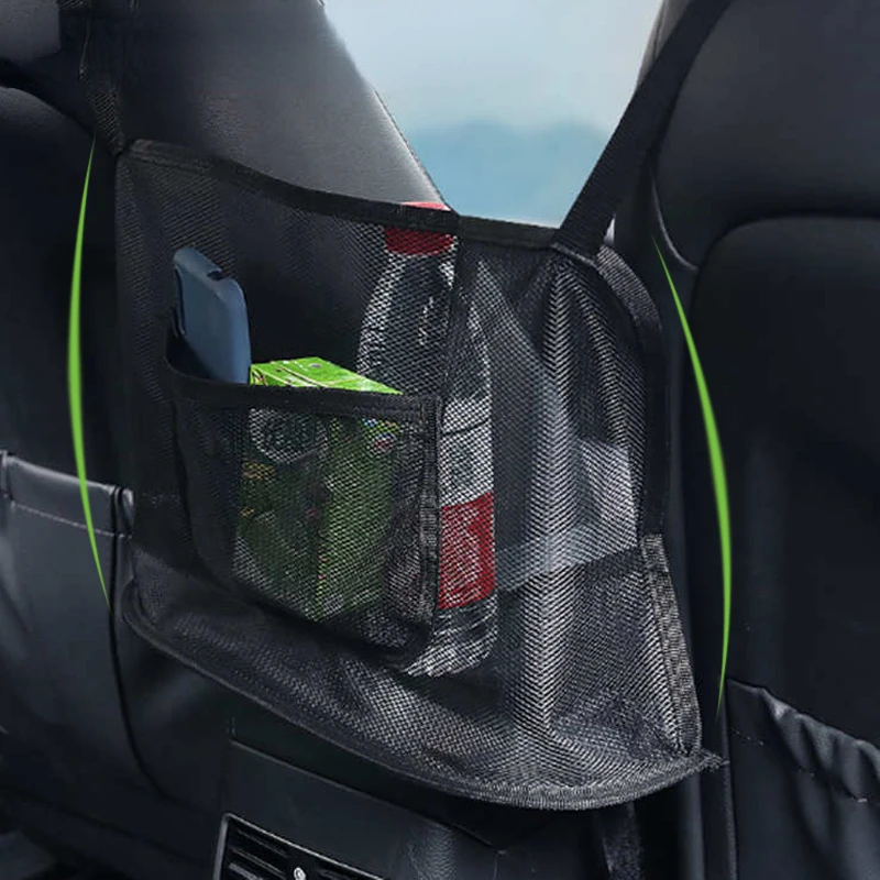 

Handbag Organizer Hanging Bag Seat Back Middle Handbag Holder Car Storage Net Ipad Phone Holder Support for Men Women Girls