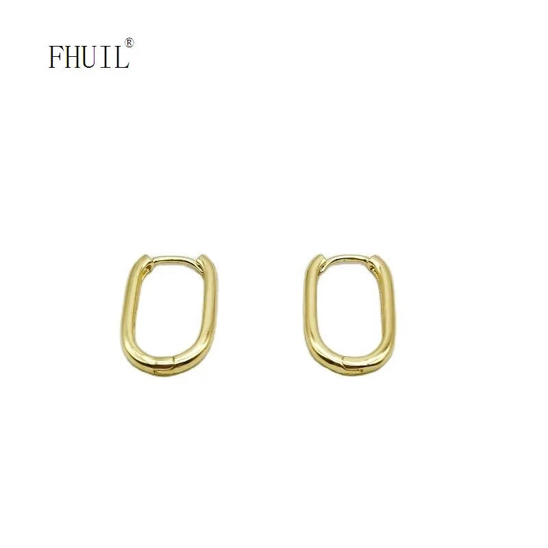 

Hoop Earrings For Women 2023 Trending Ear Piercing Pendientes S925 Silver Needle Korean Fashion Jewelry Holiday Gift Accessories