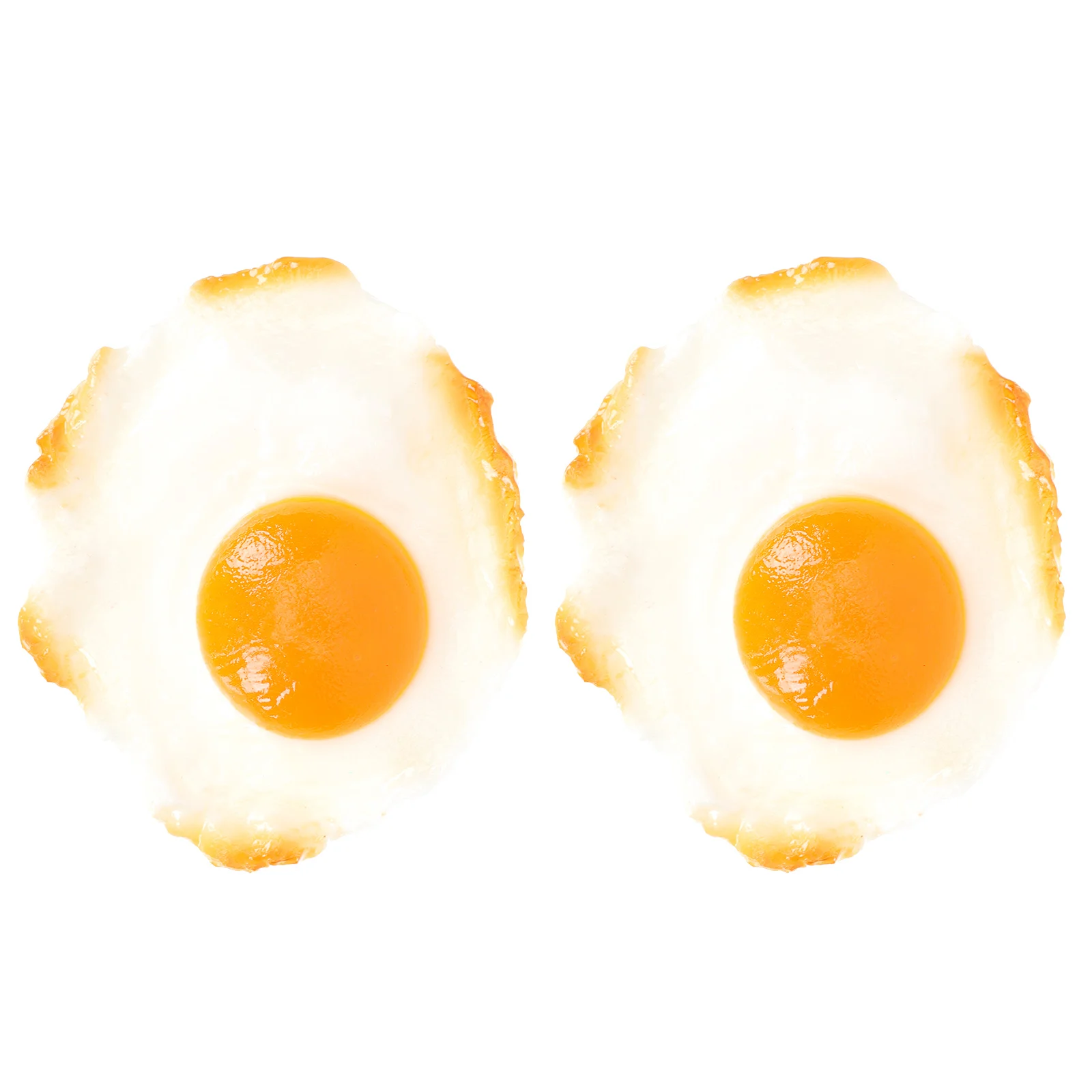 

Egg Fakefried Poached Kitchenmodel Novelty Artificialkids Props Foodsgag Day Fools April Miniature Items Round Prank Figurine