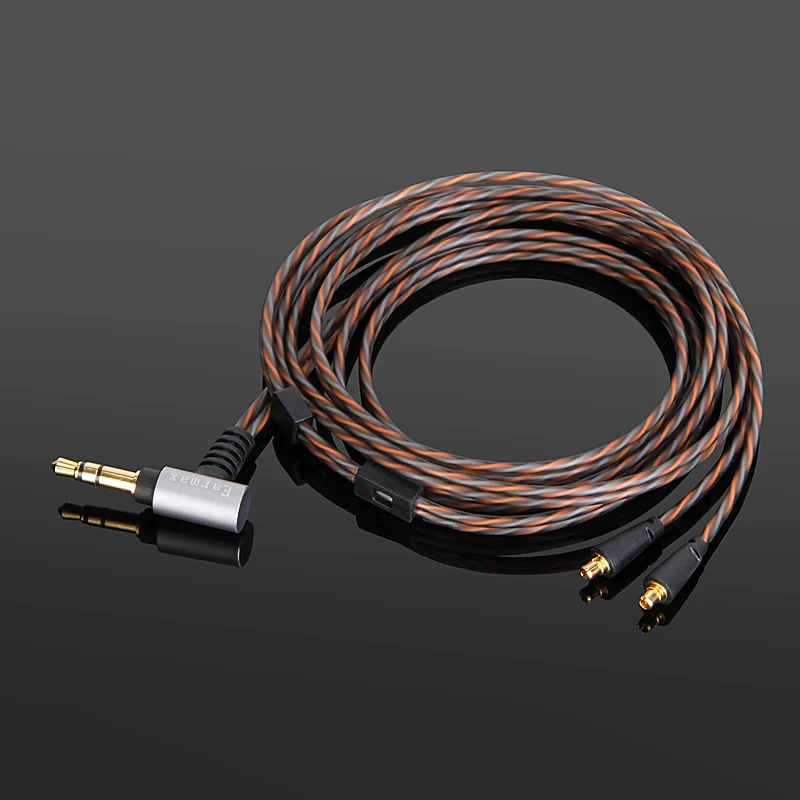 Обновленный сбалансированный посеребренный аудиокабель OCC для DUNU TITAN 3 5 T3T5