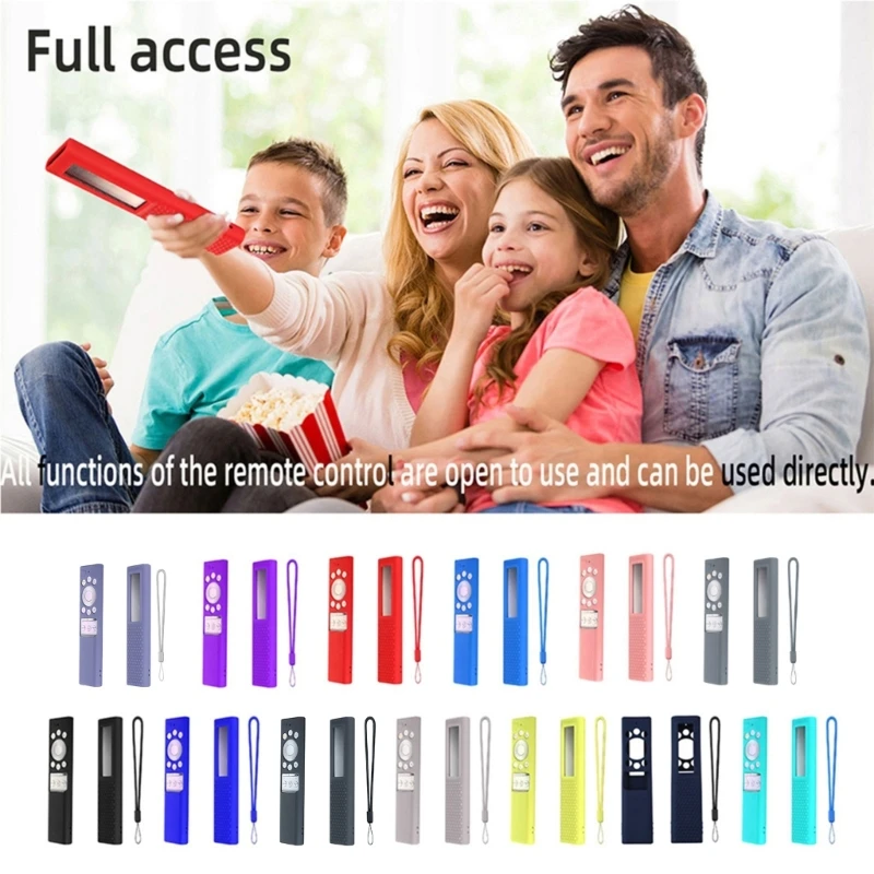 

For -Solar TV Remote Non-slip for CASE Silicone Impact-proof Protective Cover