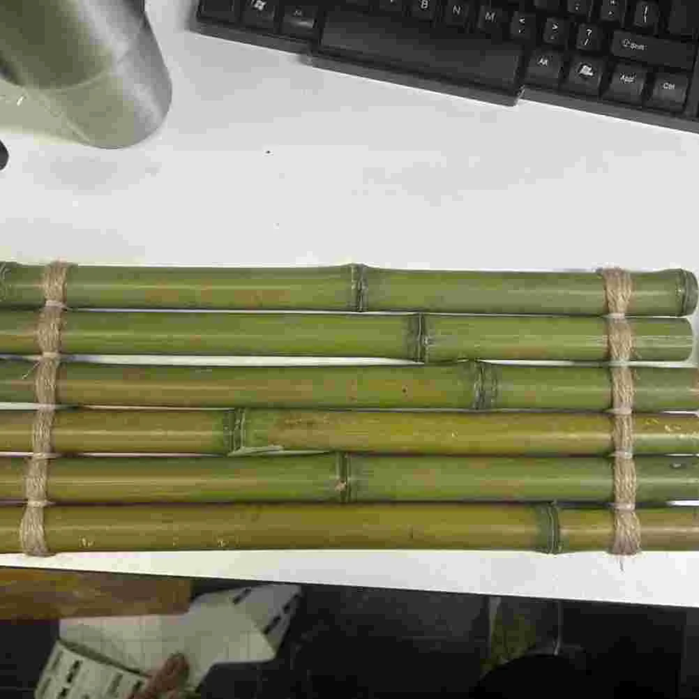 

Bamboo Decor Water Flowing Raft Board Fish Tank Mat Accessories Ornament Waterfall
