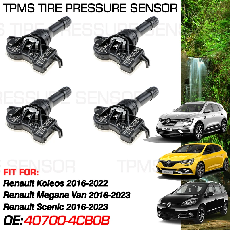 

Монитор давления в автомобильных шинах 433 МГц для Renault Megane IV Renault Scenic 2016-2023 Renault Koleos Samsung QM6 2016-2022 40700-4CB0B