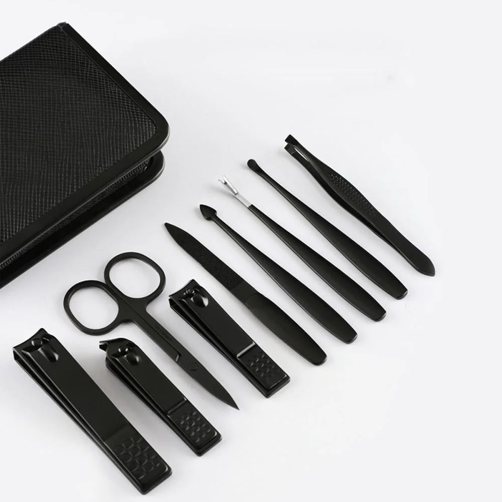 

Высококачественный Набор машинок для стрижки ногтей с кожаным чехлом Многофункциональный маникюрный триммер портативные бытовые уличные ...