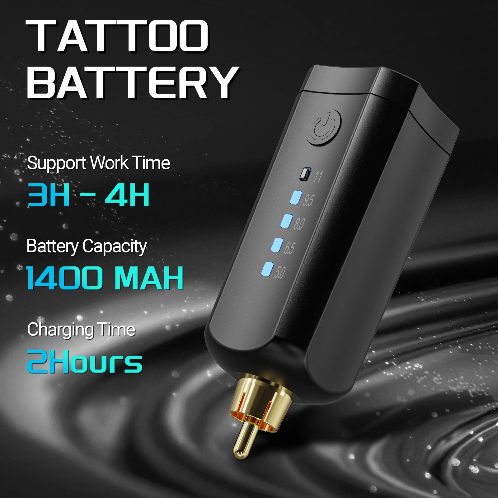 Тату-машинка для перманентного макияжа с картриджами и блоком питания