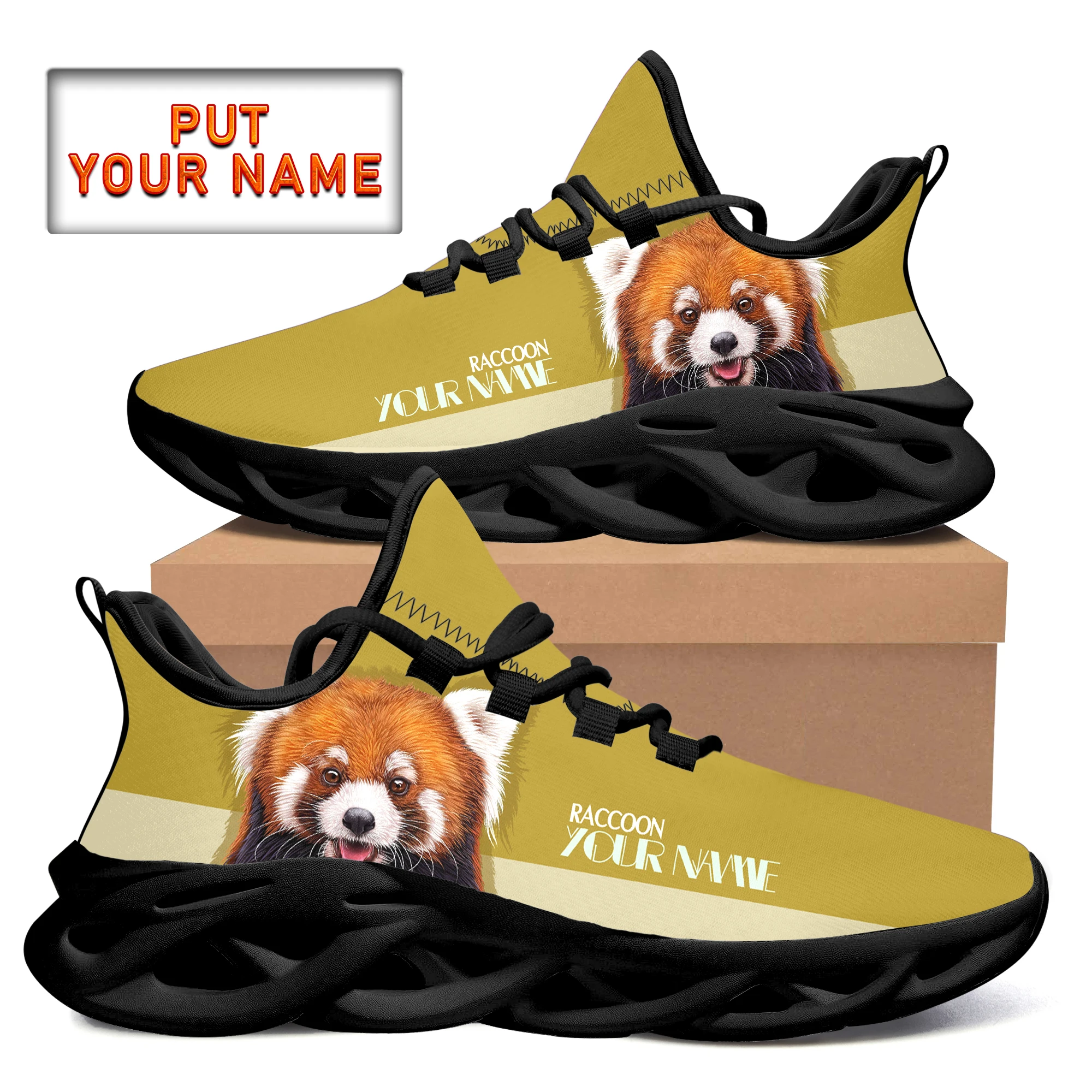 

Custom Name 3D Print Raccoon Men Women Mesh Max Soul Sport Sneaker Shoes