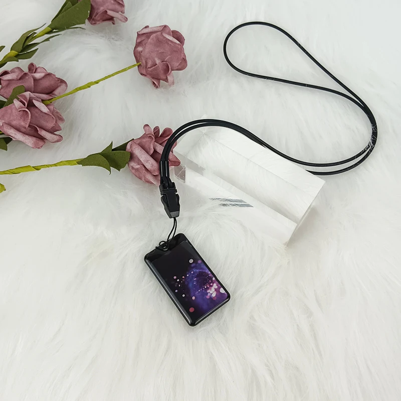 Terahertz Chip New Me Card Beautiful Starry Sky Pattern with Silicone Cord