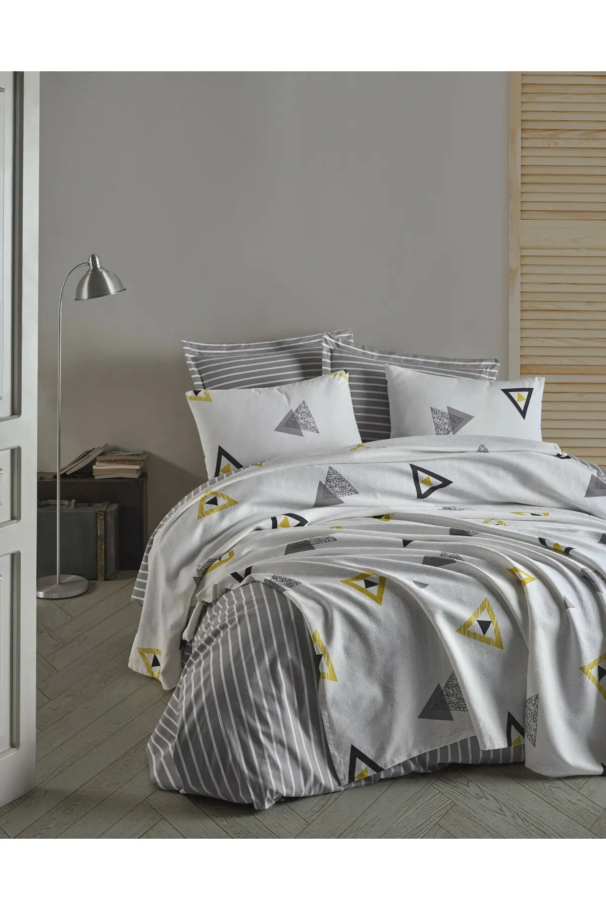 Покрывало из пике постельное белье летнее хлопковое покрывало полноразмерные