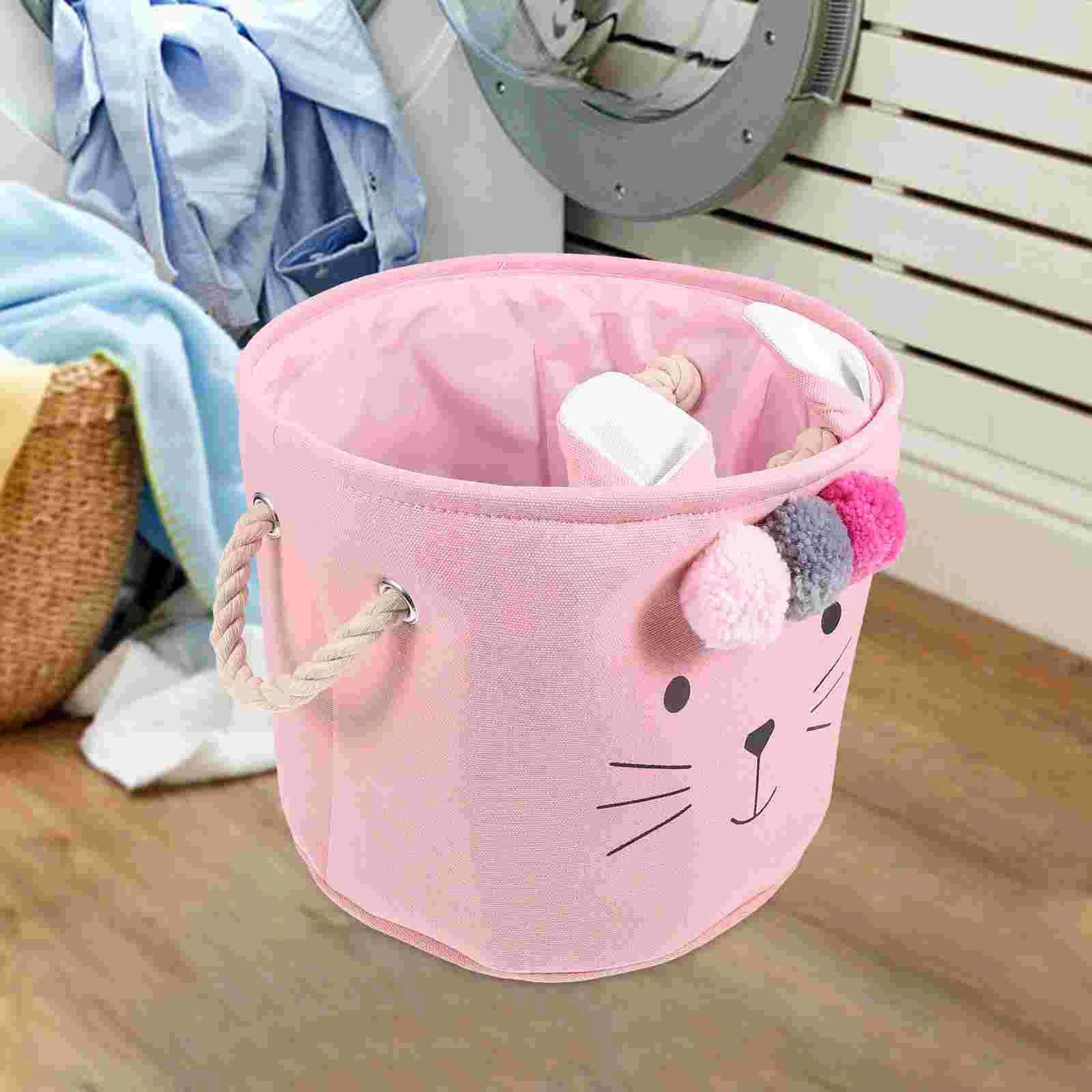 

Laundry Basket Cute Storage Pouch Hamper Girls Mother Baby Gifts Collapsible Baskets Clothes Dirty