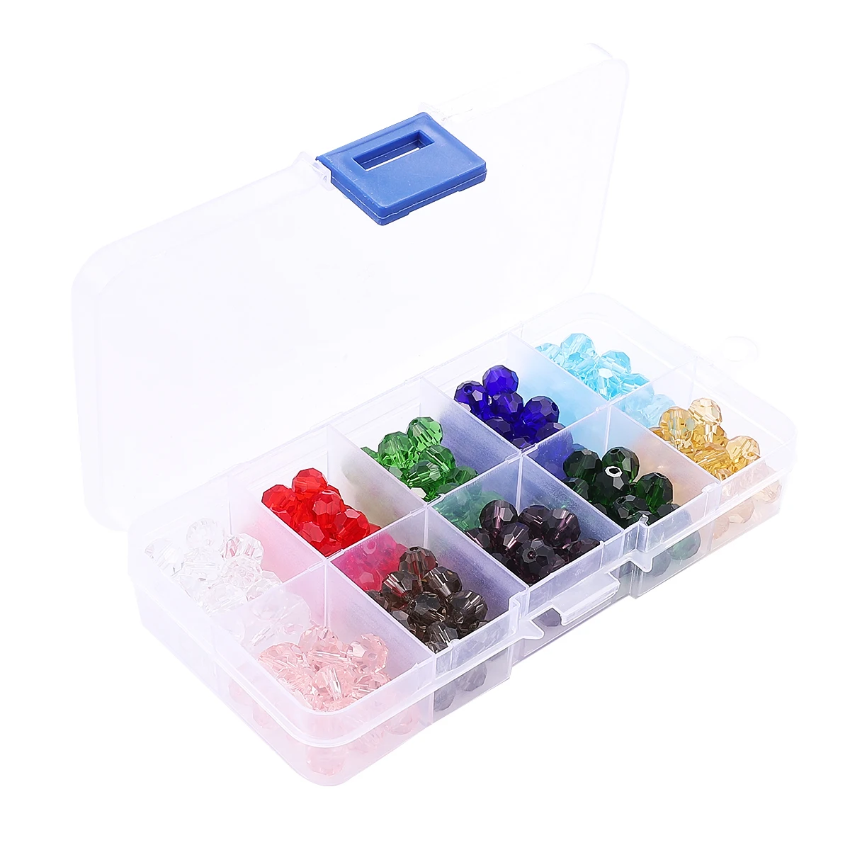 200-600 Шт. Набор Стеклянных Бусин С 10 Отделениями Коробка Для Браслетов сделай Сам