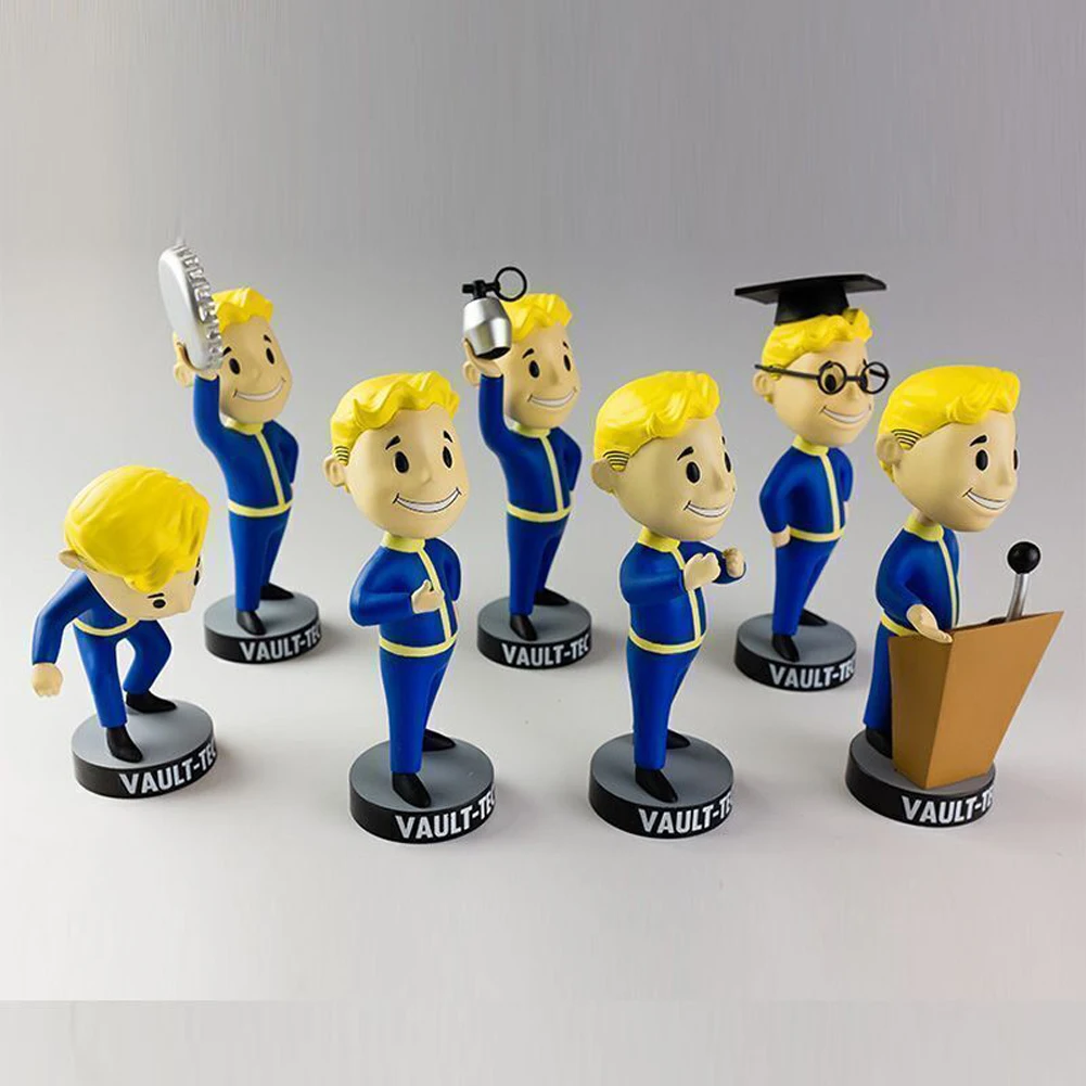 Фигурка Мальчика Fallout 4 Vault С Качающейся Головой Милое Украшение Для Рабочего