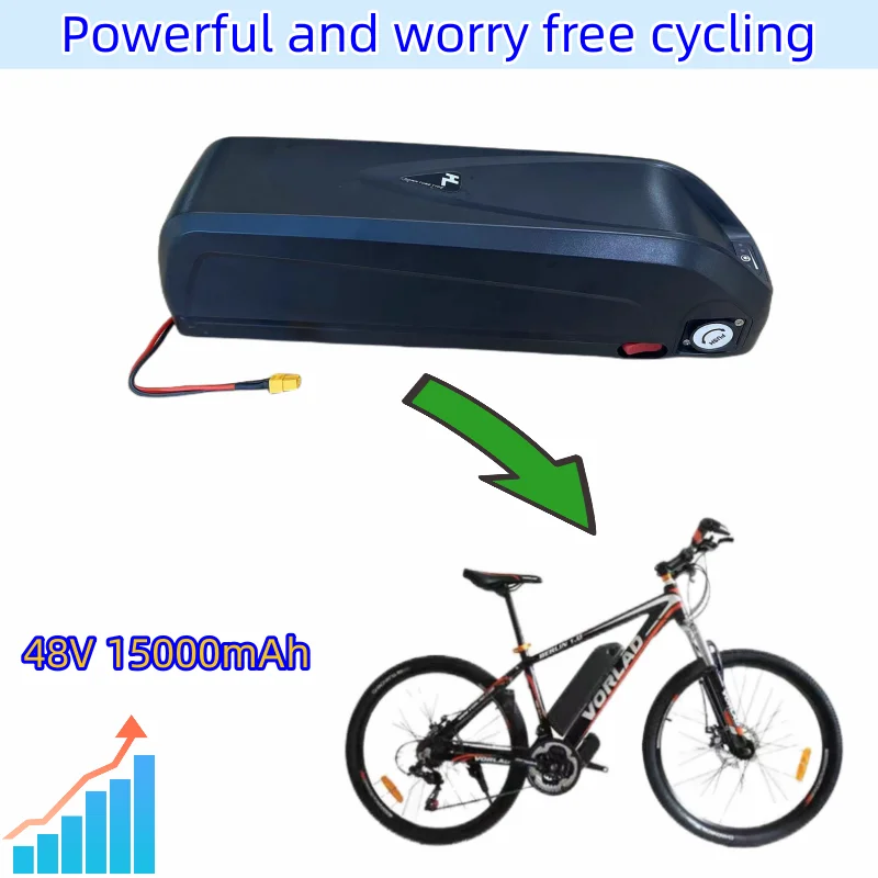 

48V 15Ah For Hailong Battery With Built-in 350W-1000W 10S 13S 14S 18650