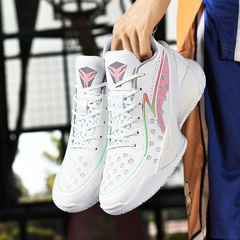 High-quality Basketball Shoes Men Outdoor Basketball Sneakers Kids Women Breathbale Sports Shoes Non-slip Actual Training Shoes