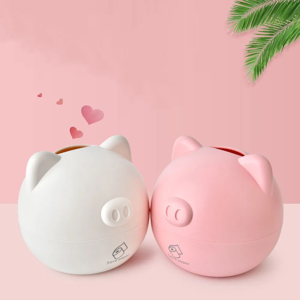 

Pig Design Tissue Boxes Home Desktop Napkin Holder Cartoon Tissue Paper Storage Box Kitchen Living Room Organizer