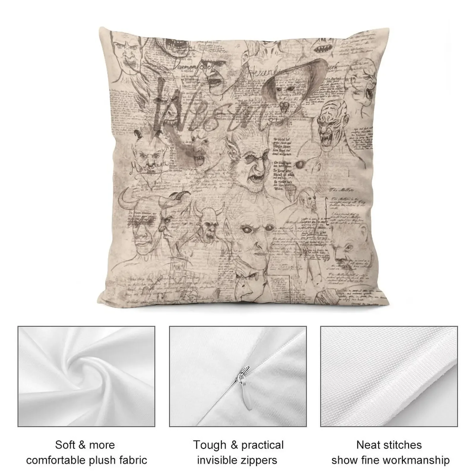 Grimm - Wesen Декоративная подушка Подушки Эстетические предметы домашнего декора