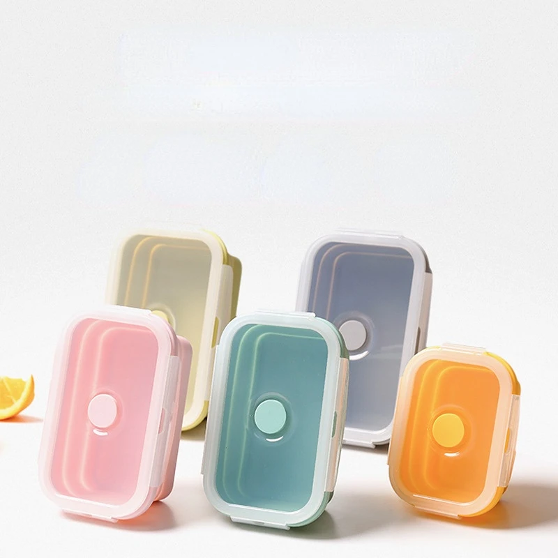 Силиконовая модель 350/550/850/1200 мл стандартный контейнер без БФА для микроволновой