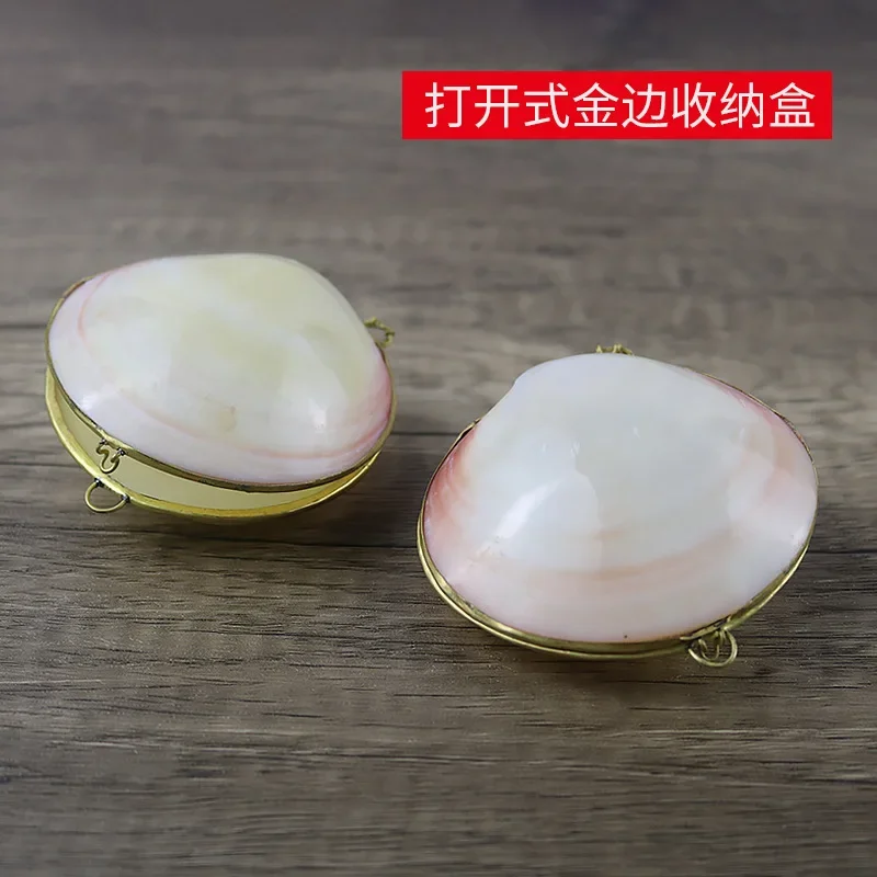 Шкатулка из натуральной ракушки Золотого Поля розовая шкатулка для ювелирных