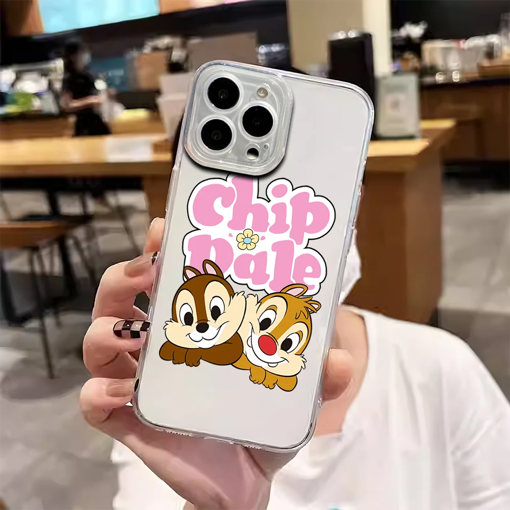 MINISO C-Chip N D-Dale Phone For SAMSUNG A31 54 35 55 S20 S21 S22 S23 S24 FE PLUS ULTRA Transparent soft shell