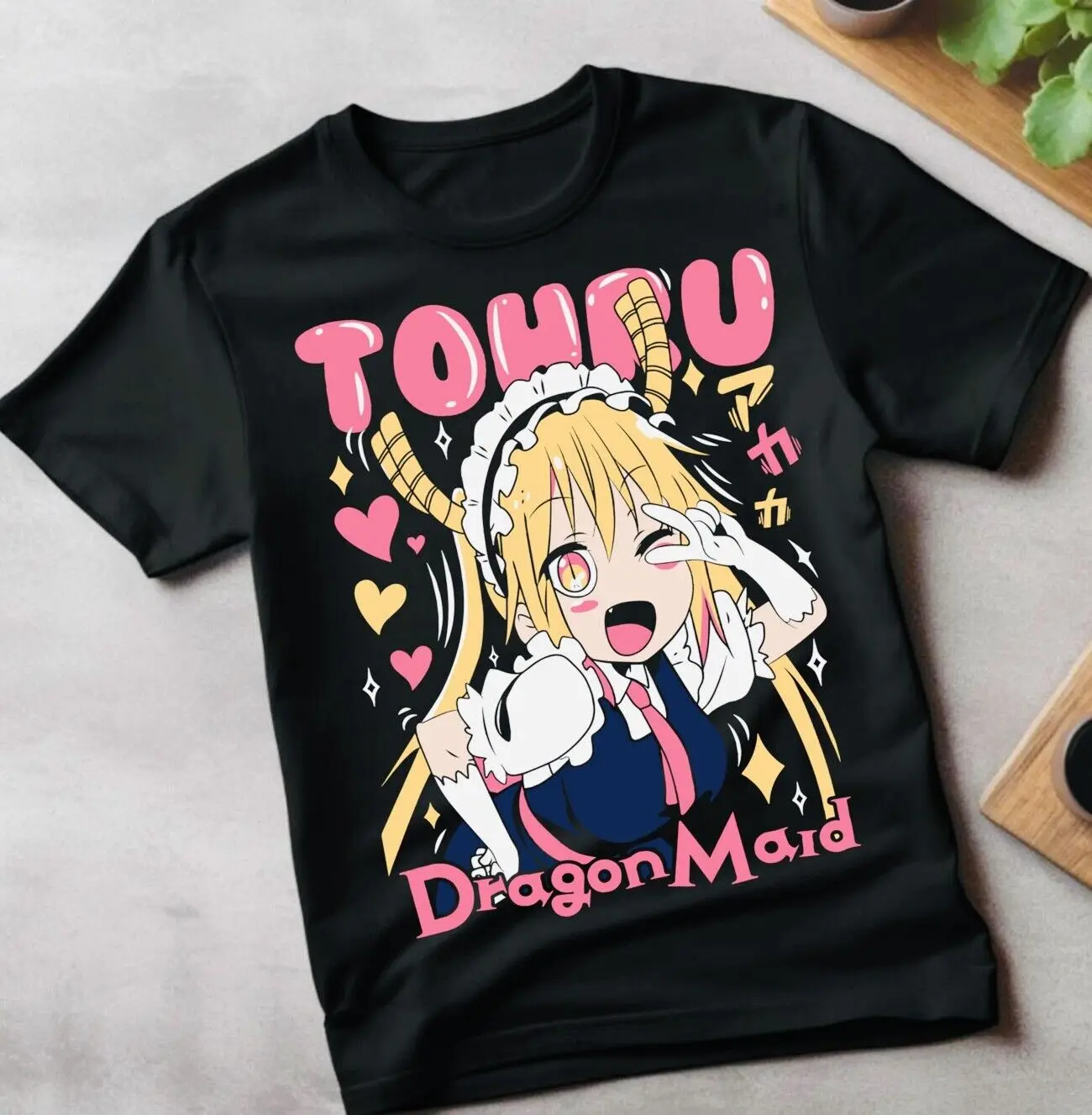 Футболка Tohru Kobayashi-san Chi no Maid Dragon Girl waifu аниме рубашка всех размеров
