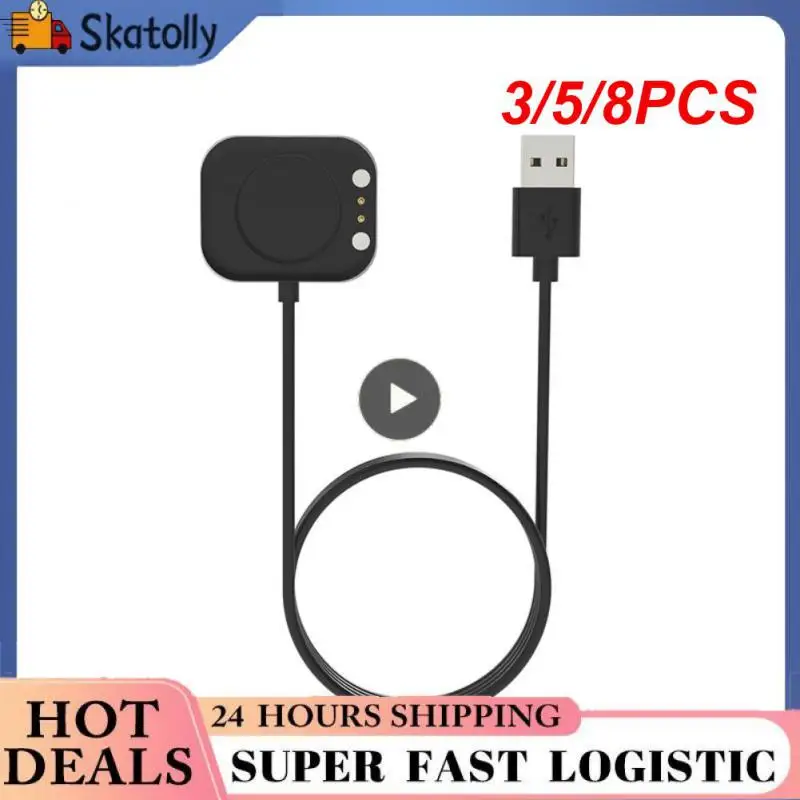 

3/5/8PCS Portable Non-slip Wireless Charging Base Fast Charging Smart Watch Charger Base Station Charging Protection Durable