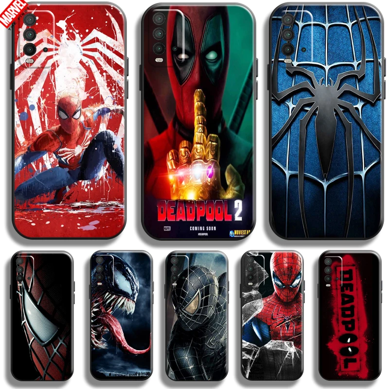 

Venom Spiderman Deadpool Phone Case For Xiaomi Redmi Note 8 8T 9 9T 9S 10 10S 10T Pro Max 5G Redmi 8 8A 9 9T 9A 9AT 9C 9i