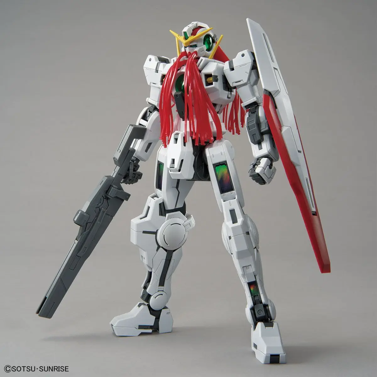Фото Коллекционная модель BANDAI MG 1/100 GN-004 Gundam Nadleeh: Фигурка мобильного костюма Gundam 00, аниме-модель, игрушка для мальчиков, в оригинальной коробке №4