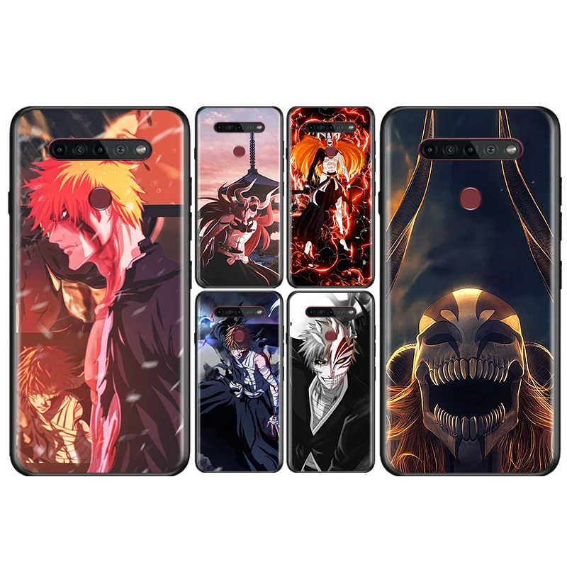 

BLEACH Anime Japan For LG K92 K71 K61 K51S K41S K50S K22 Q60 V60 V50S V50 V40 V30 G8 G8X G8S ThinQ Black Phone Case