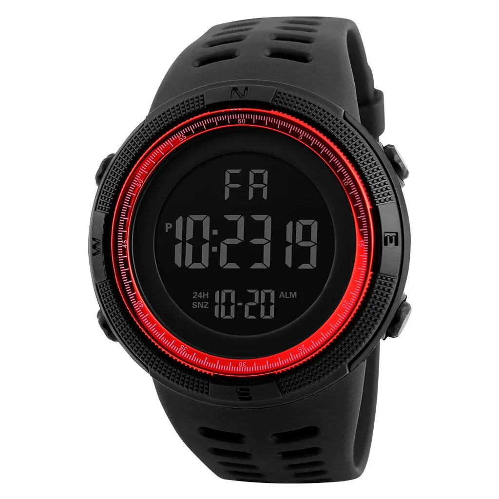 Fashion Sports Men's Electronic Watch Personality Trend Electronic Watch Waterproof Large Dial Watch Low Price Watch enlarge