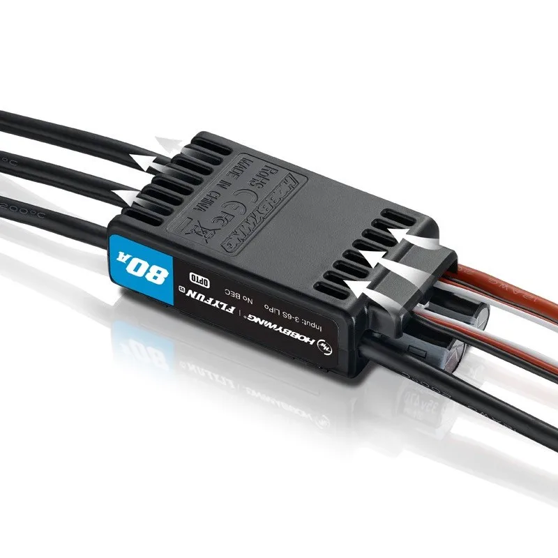 Hobbywing FlyFun V5 20A 30A 40A 60A 80A Бесщеточный электрический регулятор скорости FPV 2-4S Lipo и т.