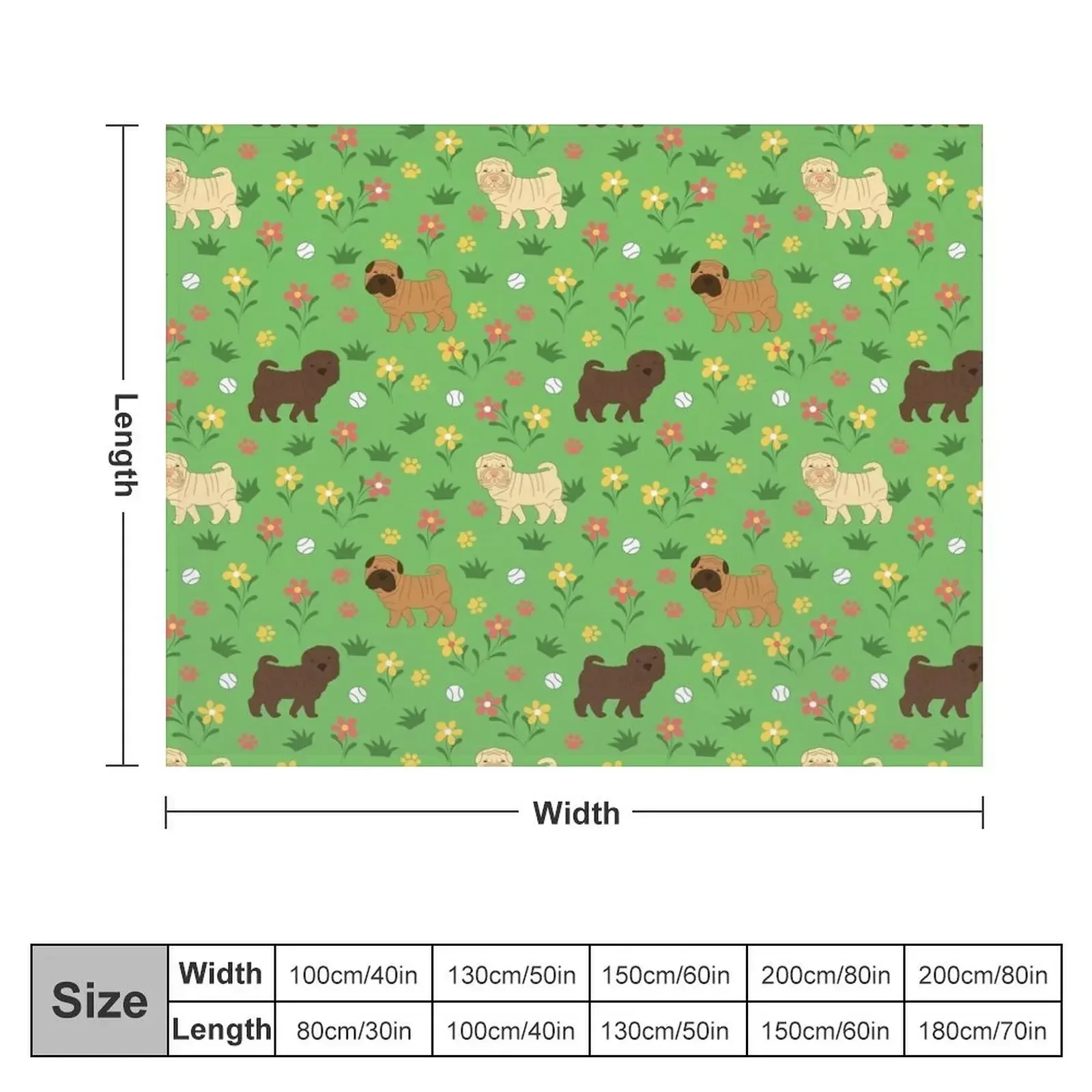 Одеяло Шарпей и цветы термобелье для путешествий модные одеяла диванов