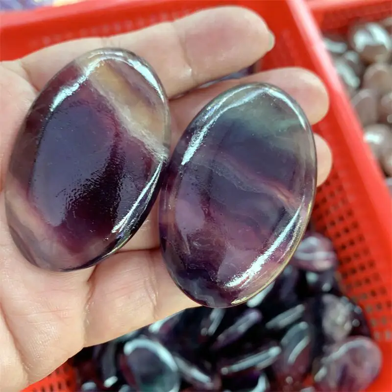 3 шт. натуральный флюорит пальмы резьба по драгоценному камню орнамент