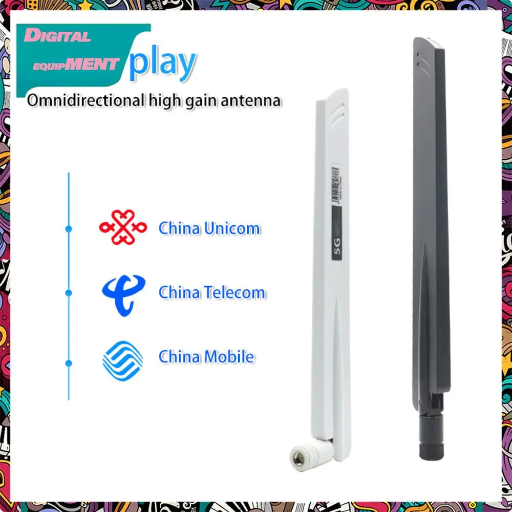 

Office Accessories Fold Full Band Antennas Sma Interface Flexible Stable Signal 5g Antenna 22cm Portable 5g Signal Antenna Gain