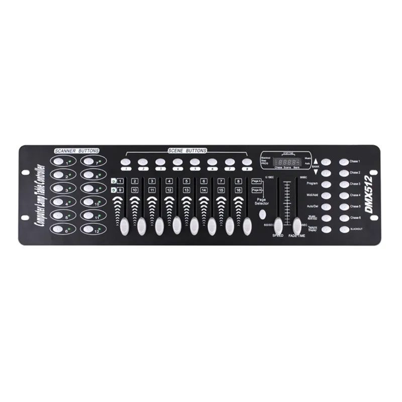 

192 DMX Controller Console Operator Disco 512 Moving Head Stage Professional Show Lighting DJ Event Equipment