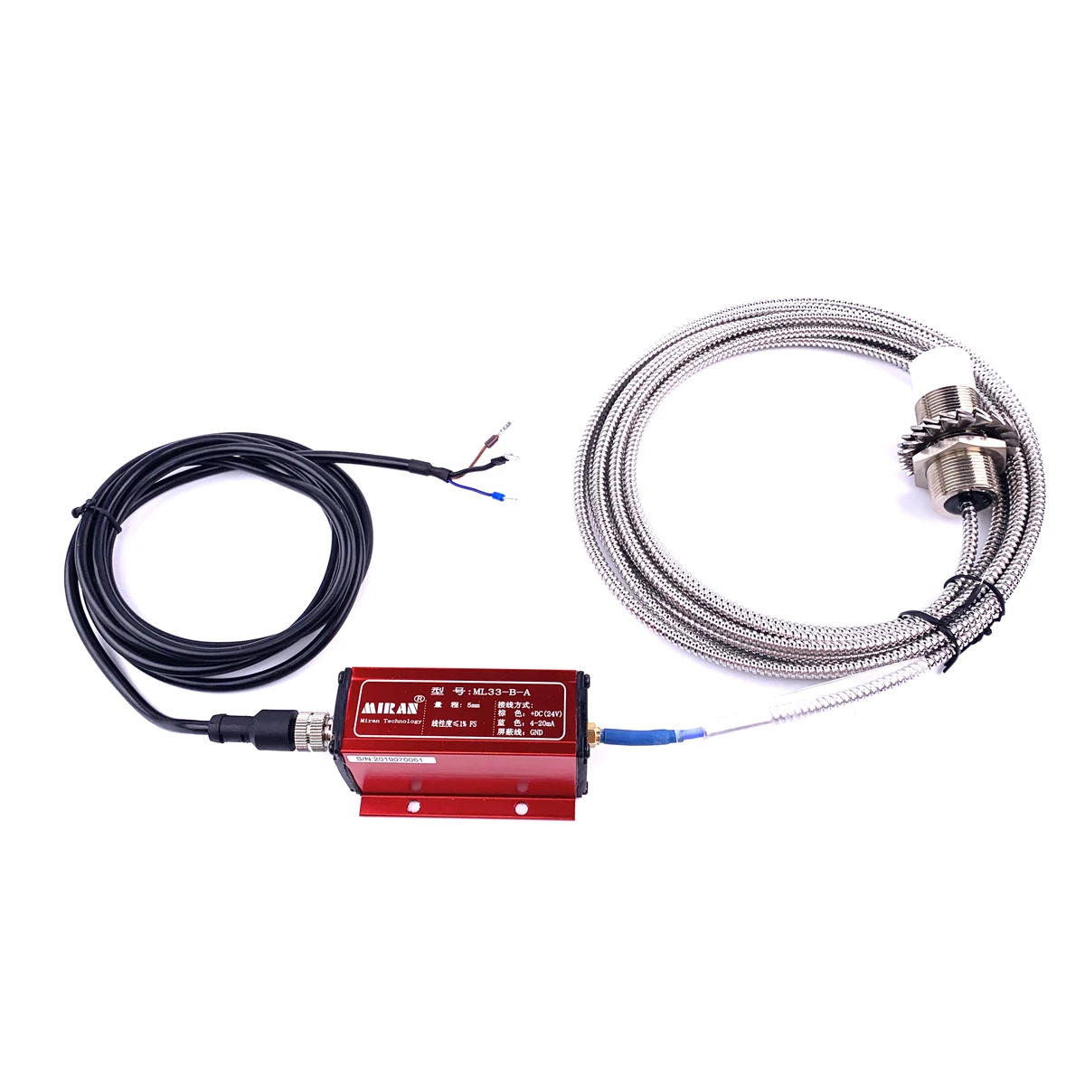 

Miran ML33-B--A-5mm Non-contact Eddy Current Displacement Sensor