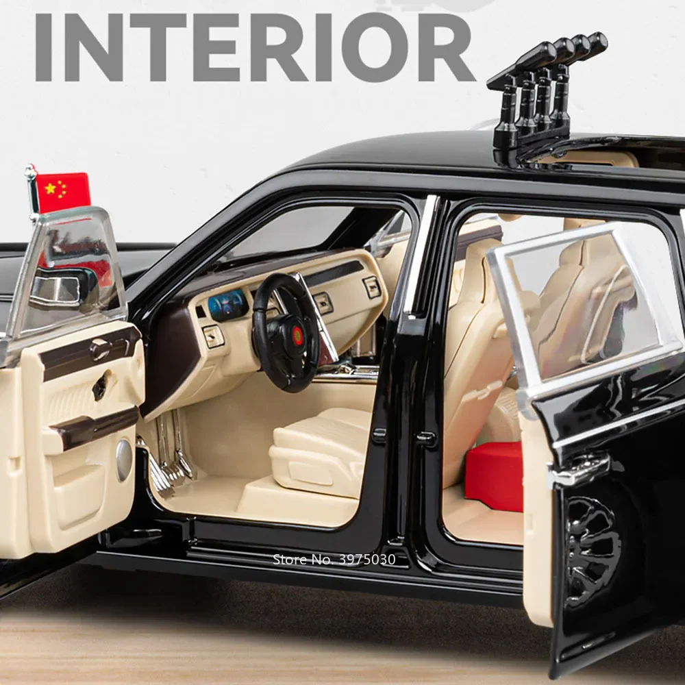 Масштаб 1:24 HongQi игрушки из сплава модели автомобилей 70-летие военный парад со