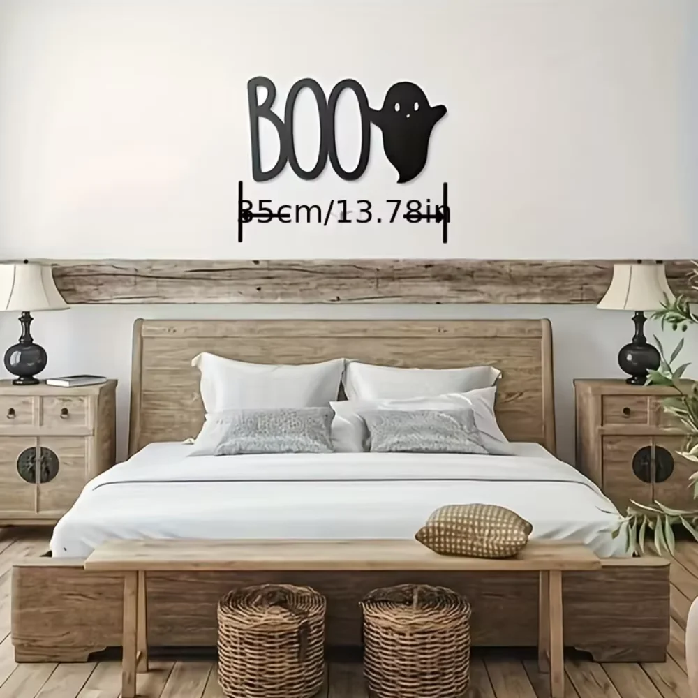 Хэллоуин Настенные Украшения Открытый Железный Скелет Череп Ведьмы Летучие Мыши