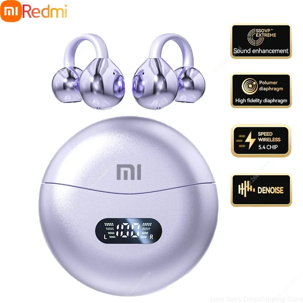 Xiaomi Redmi Ear Clip Беспроводные наушники костной проводимости HIFI Bluetooth