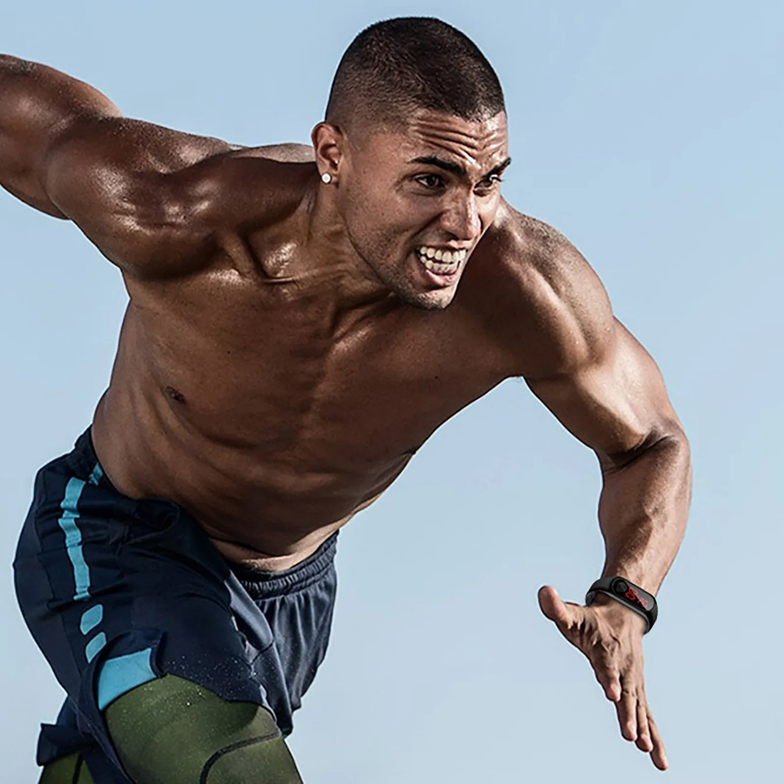 Новый смарт-браслет с цифровыми часами для мужчин и женщин мониторингом