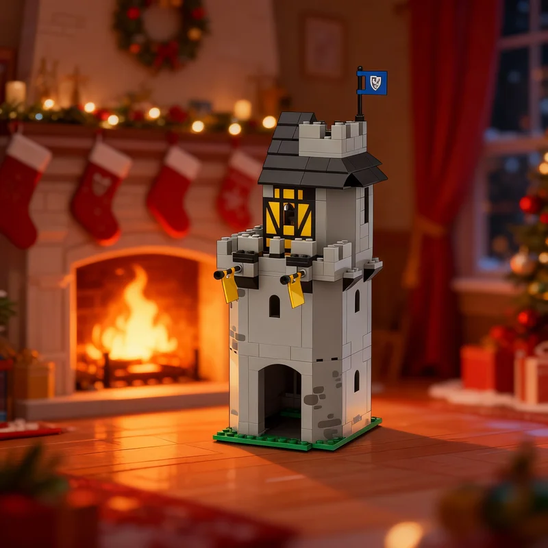 Фото 427 деталей MOC: Модель Замка-Абатсинки «Черный Сокол» — Конструктор для самостоятельной сборки, креативный подарок, коллекционный предмет, декор для демонстрации, премиум-класс для взрослых №1