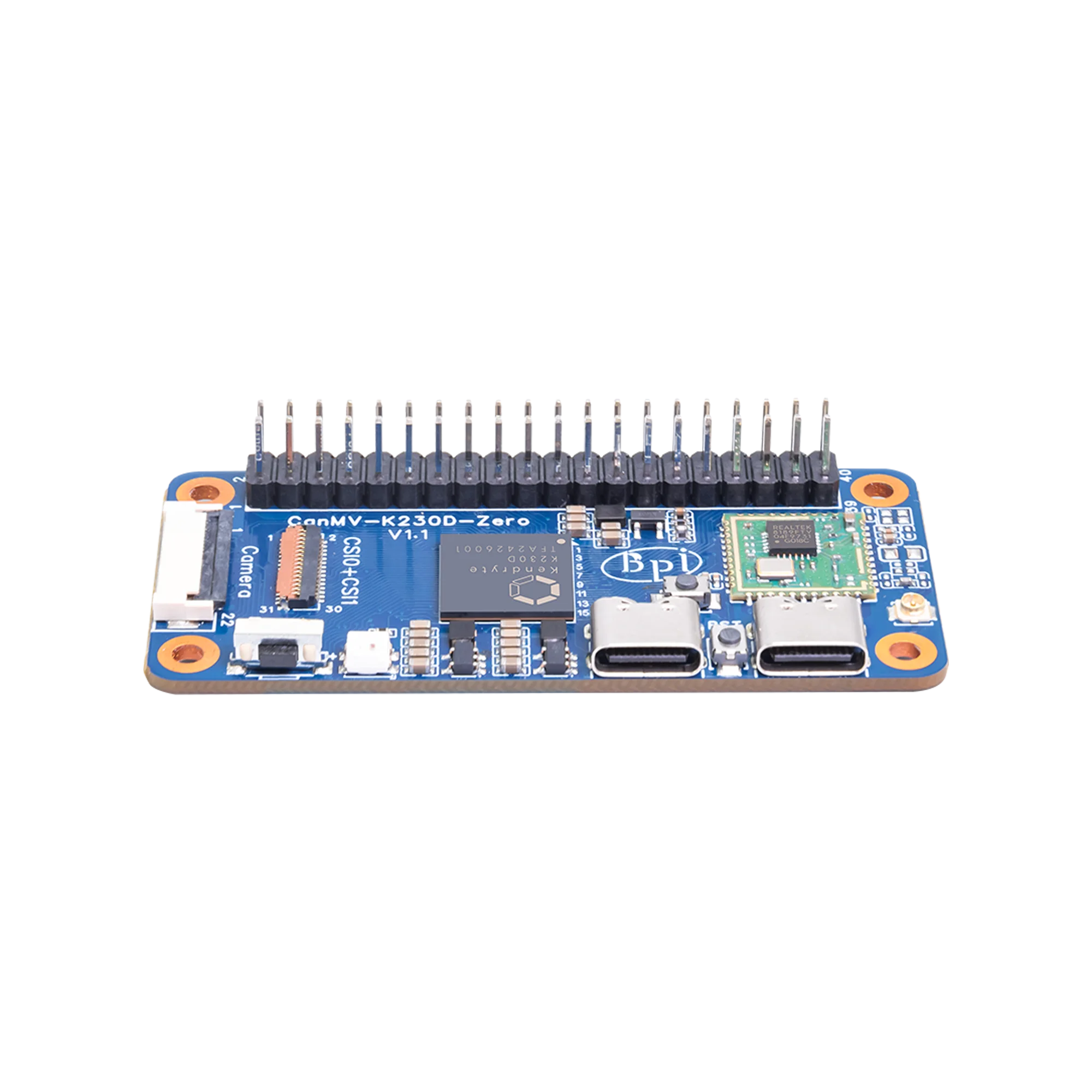 Banana Pi BPI-CanMV-K230D-Zero Canaan K230D RISC-V 128 ОЗУ Двойная камера MIPI CSI srceen 40-контактный