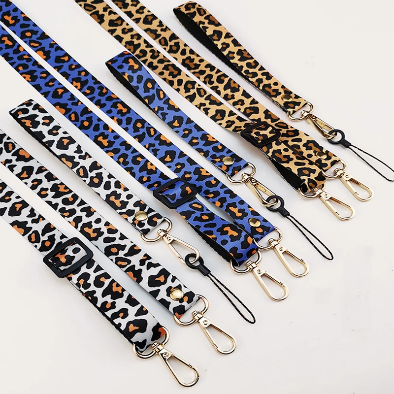 Универсальный Регулируемый Длинный Ремешок Для Телефона С Леопардовым Принтом