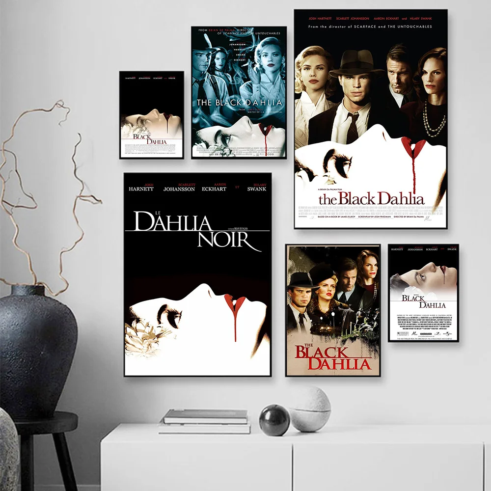 

The Black Dahlia Thriller Film Art Print Poster Video Room Cinema Wall Stickers Movie Canvas Painting Decor